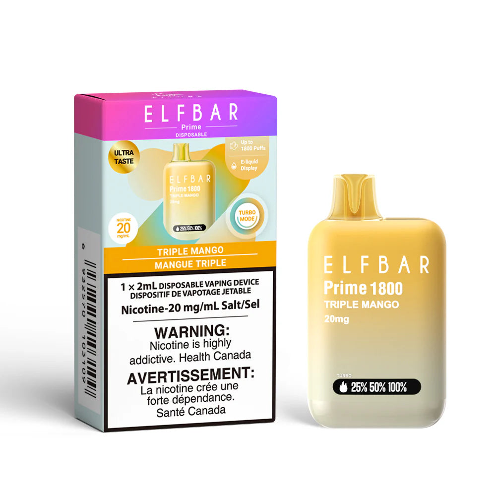 Triple Mango - ELF Bar Prime 1800 Disposable Vape