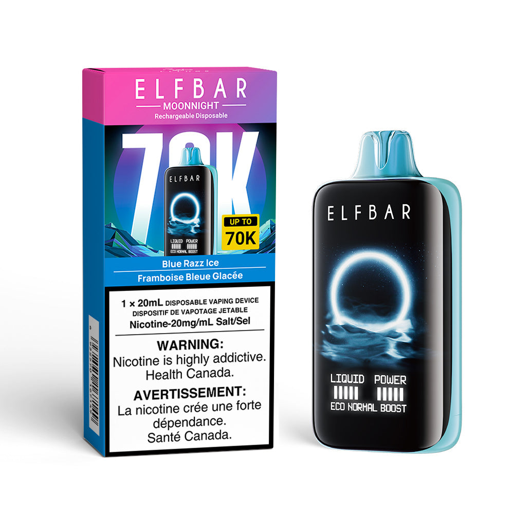 ELFBAR MoonNight 70K - BLUE RAZZ ICE