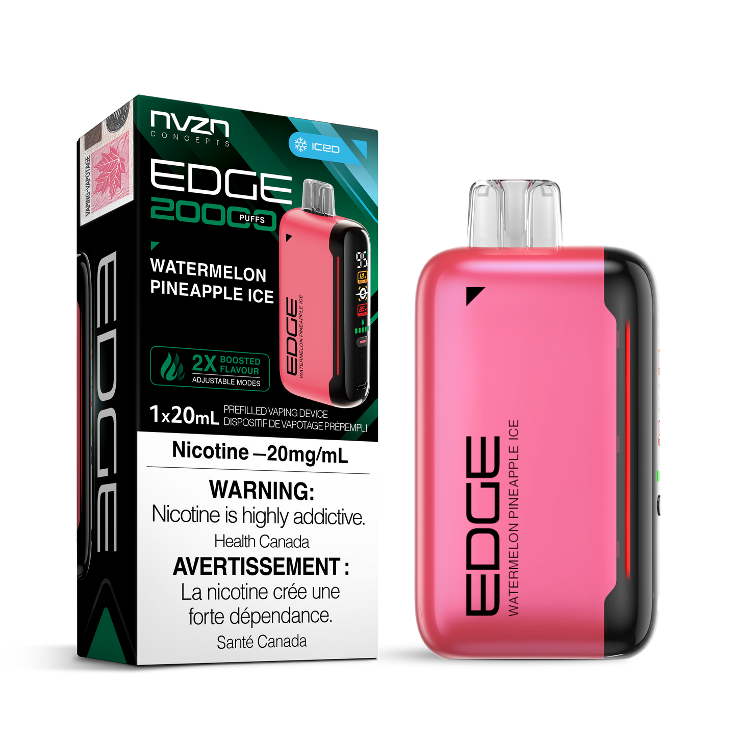 Watermelon Pineapple Ice - NVZN EDGE 20k DISPOSABLE
