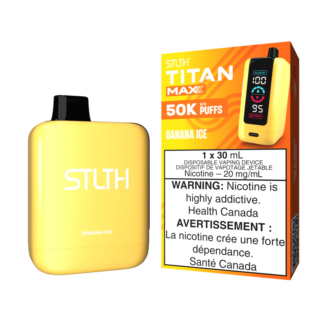 STLTH Titan Max 50k Banana Ice (30mL)