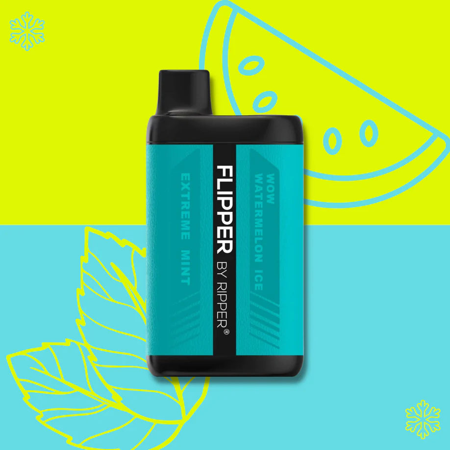 Flipper Disposable 11k Wow Watermelon Ice - Extreme Mint 20mg