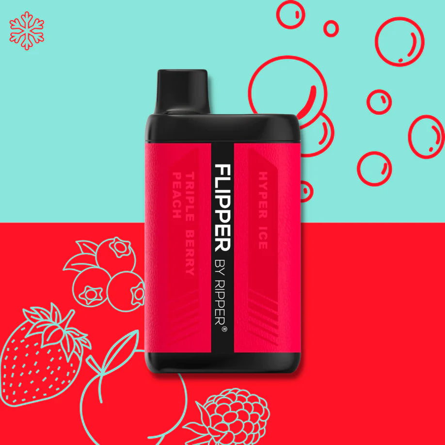 Flipper 11k Hyper Ice - Triple Berry Peach 20mg