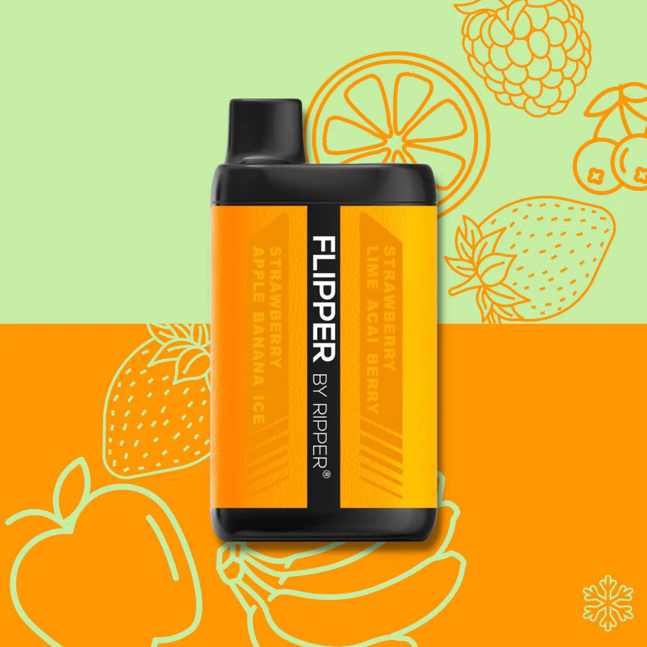 Flipper Disposable 11k Strawberry Lime Acai Berry - Strawberry Apple Banana Ice 20mg