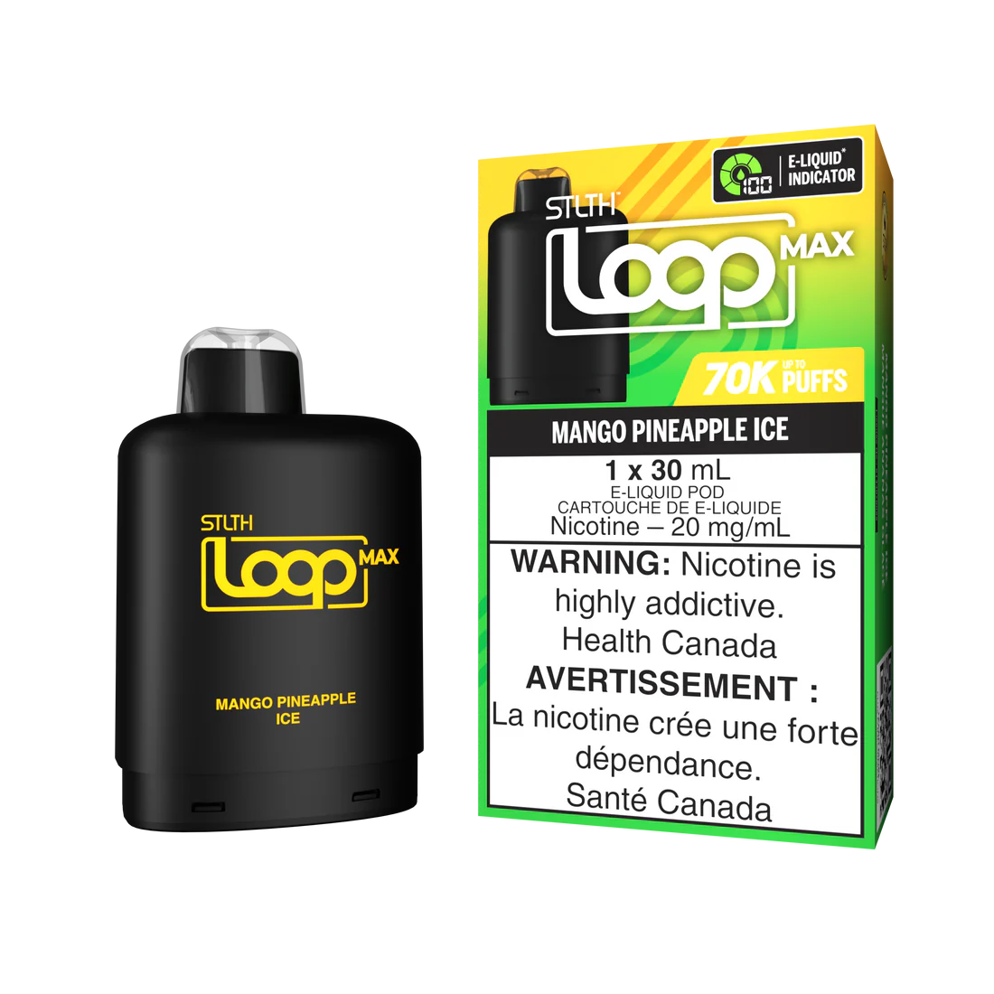 STLTH LOOP MAX POD PACK - MANGO PINEAPPLE ICE