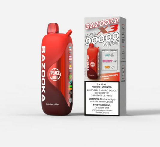 Bazooka X3 90K - STRAWBERRY KIWI