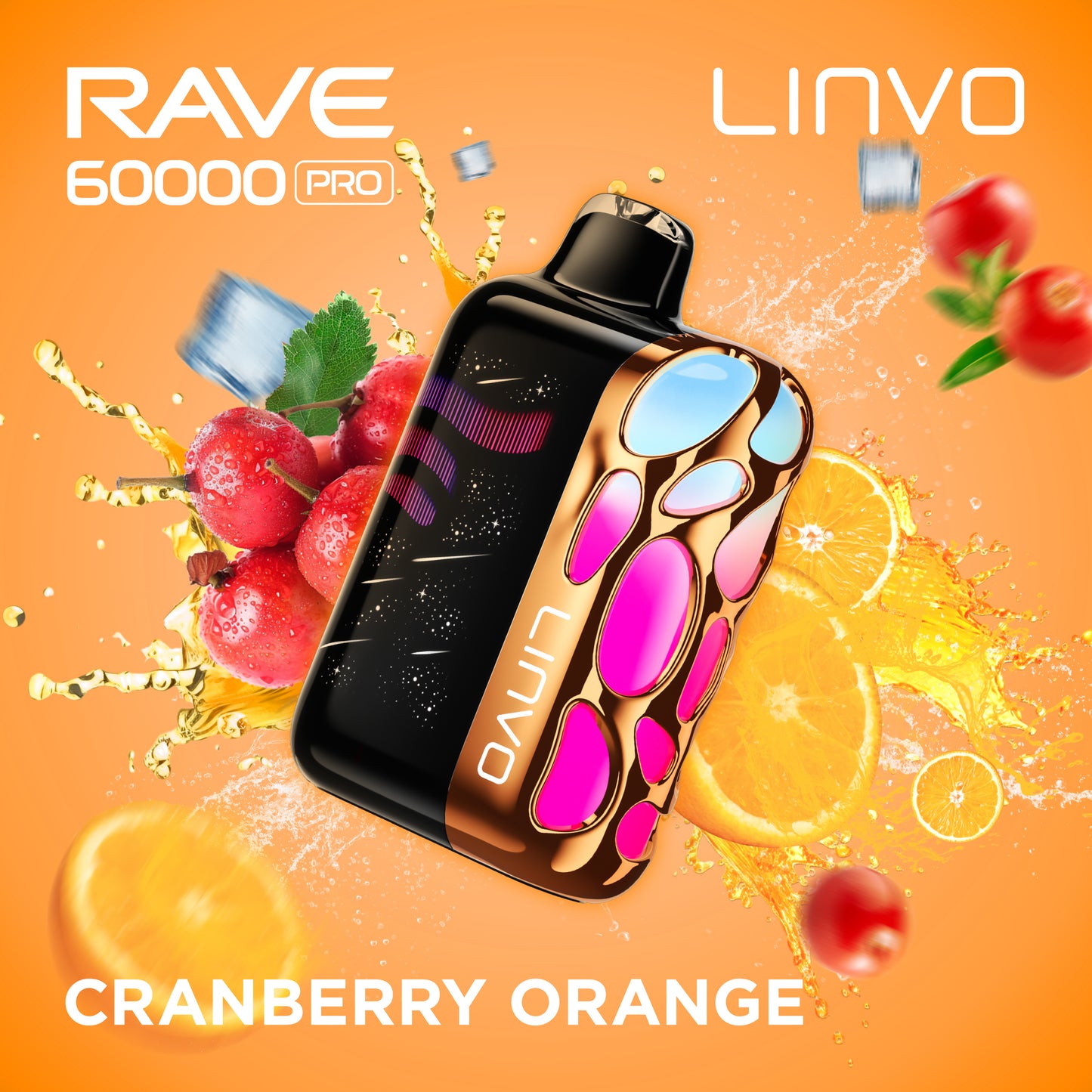 CRANBERRY ORANGE - LINVO RAVE 60k PRO