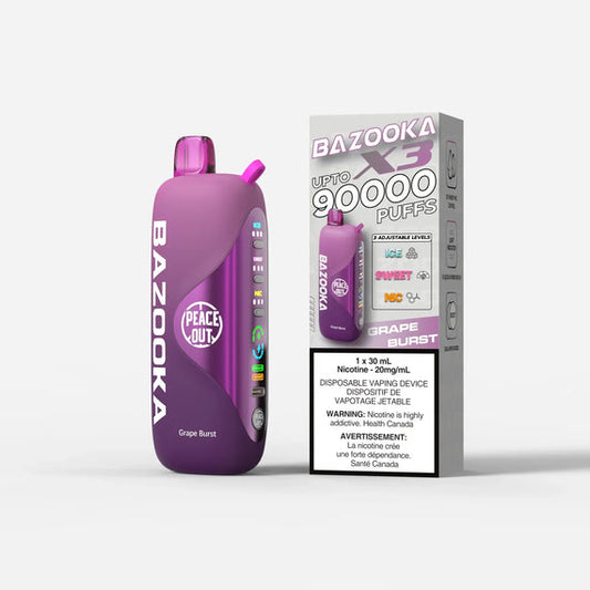 Bazooka X3 90K - GRAPE BRUST