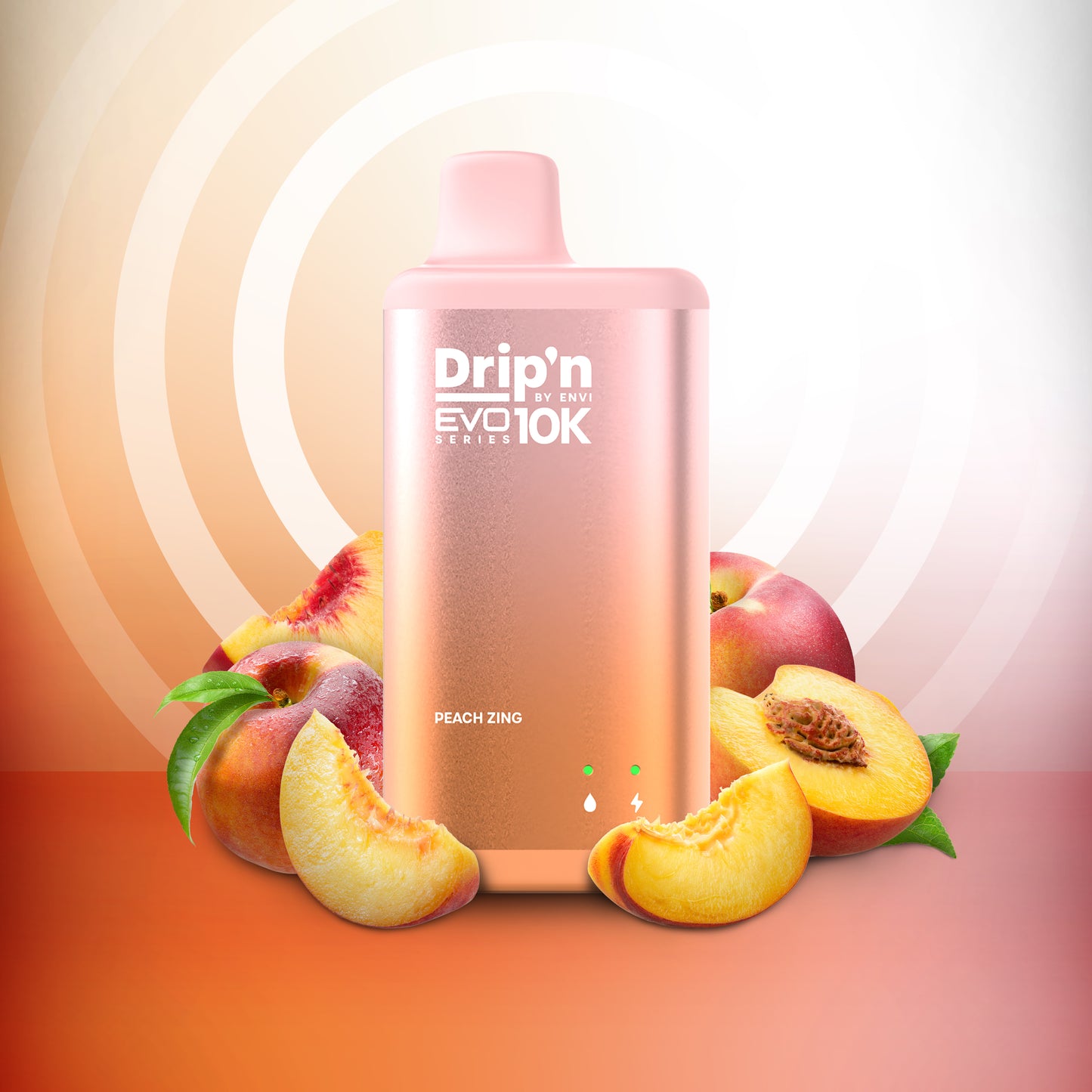 PEACH ZING - DRIP'N EVO 10K DISPOSABLE