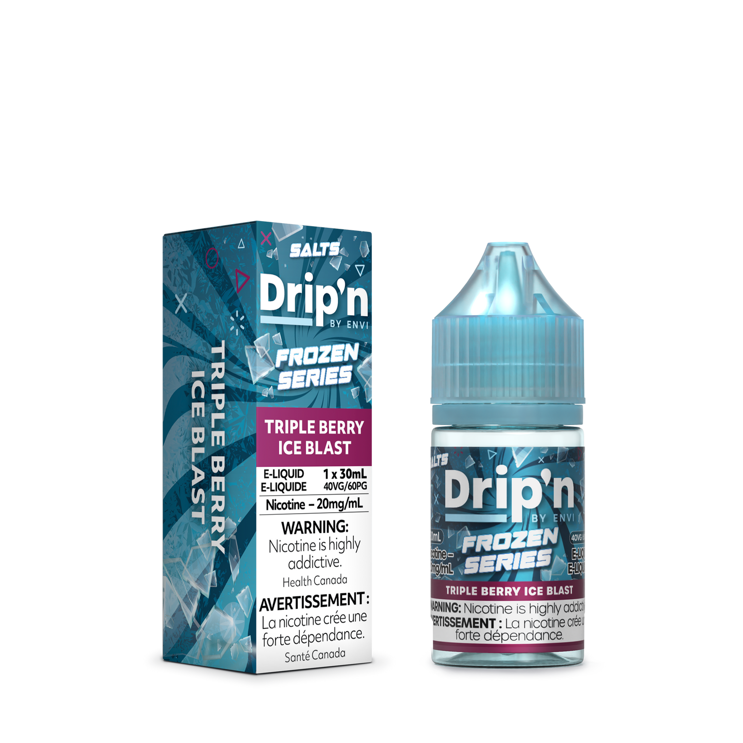 Drip'n by Envi Frozen E-Liquid - Triple Berry Ice Blast