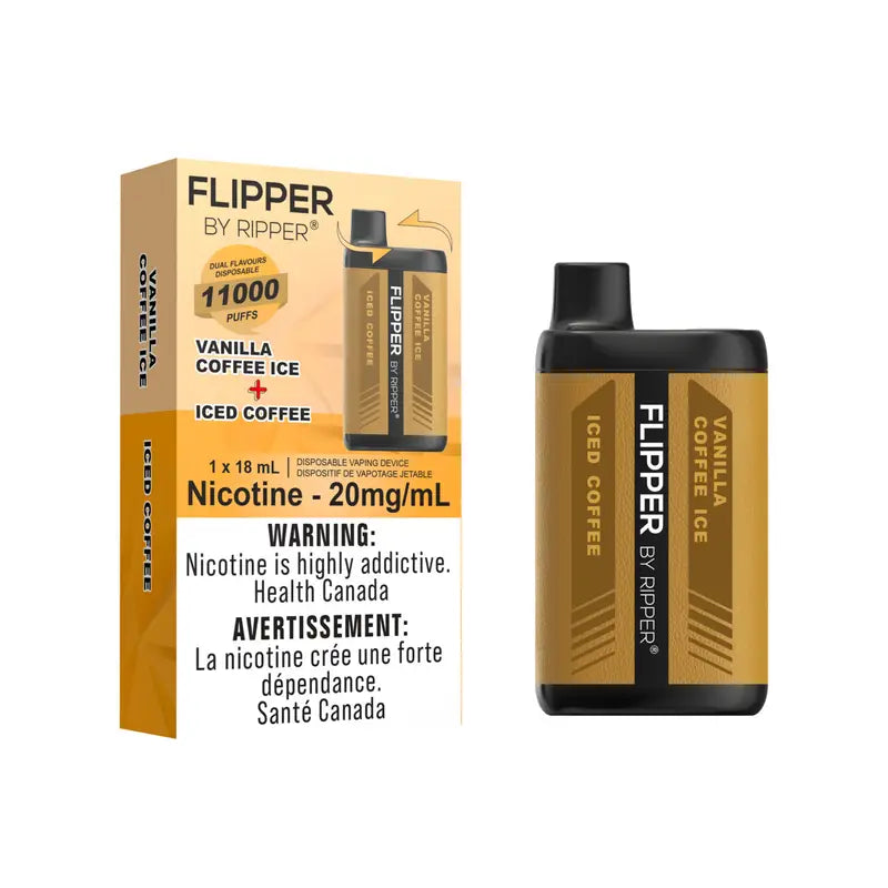 Flipper Disposable 11k Vanilla Iced Coffee - Iced Coffee 20mg