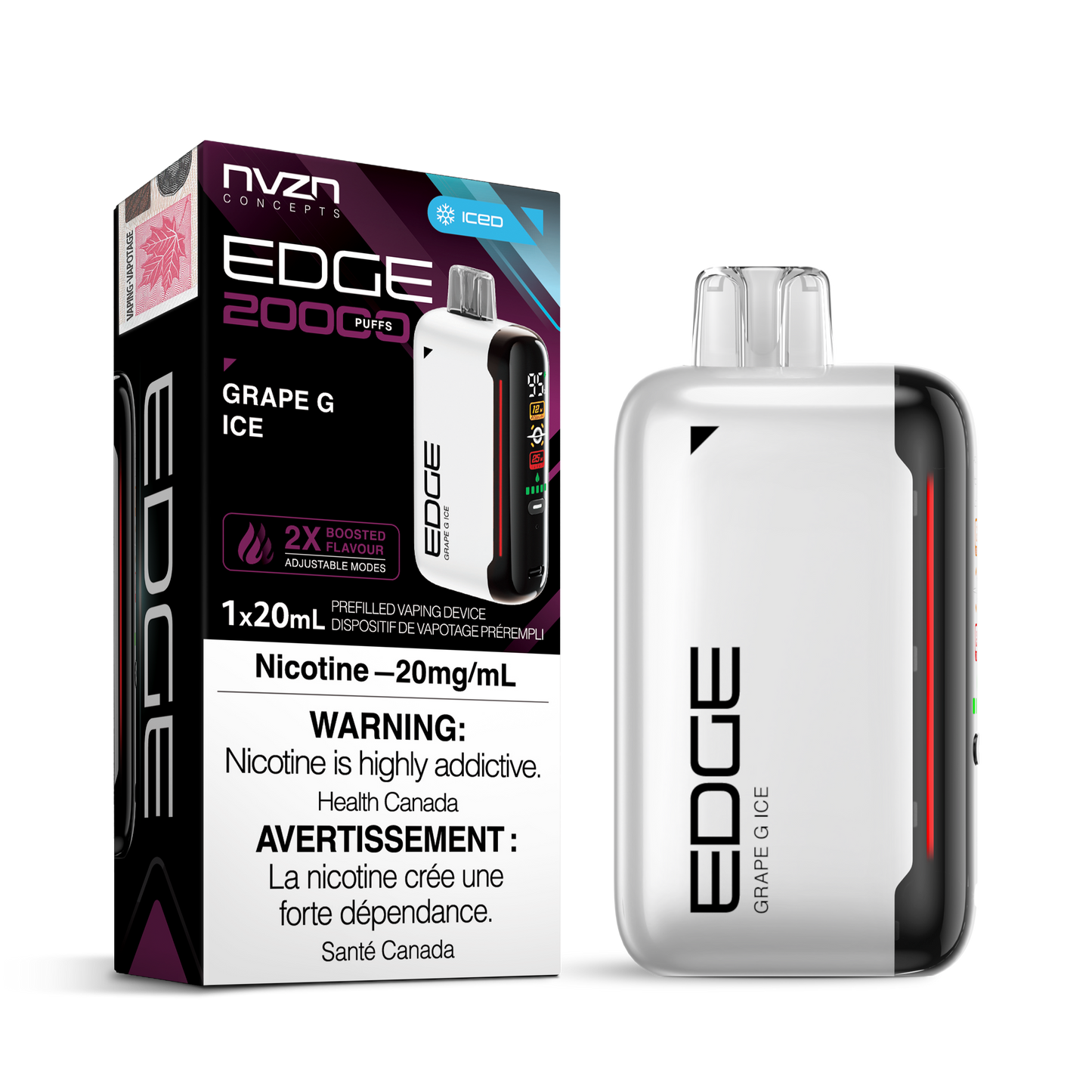 Grape G Ice - NVZN EDGE 20k DISPOSABLE