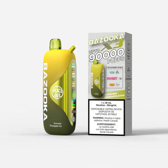 Bazooka X3 90K - SUMMER PINEAPPLE ICE