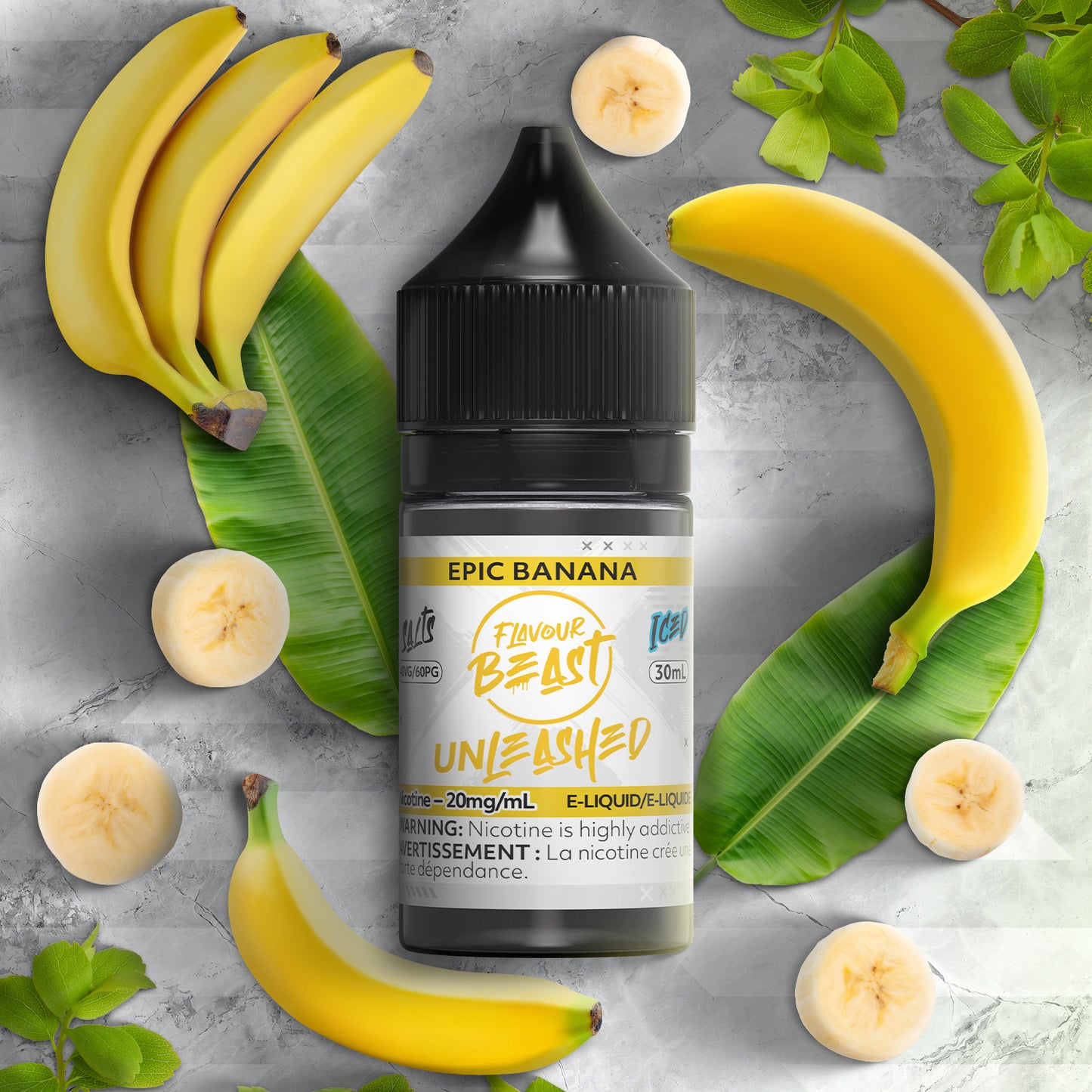 Flavour Beast E-Liquid Unleashed
Epic Banana (Salt 30mL)