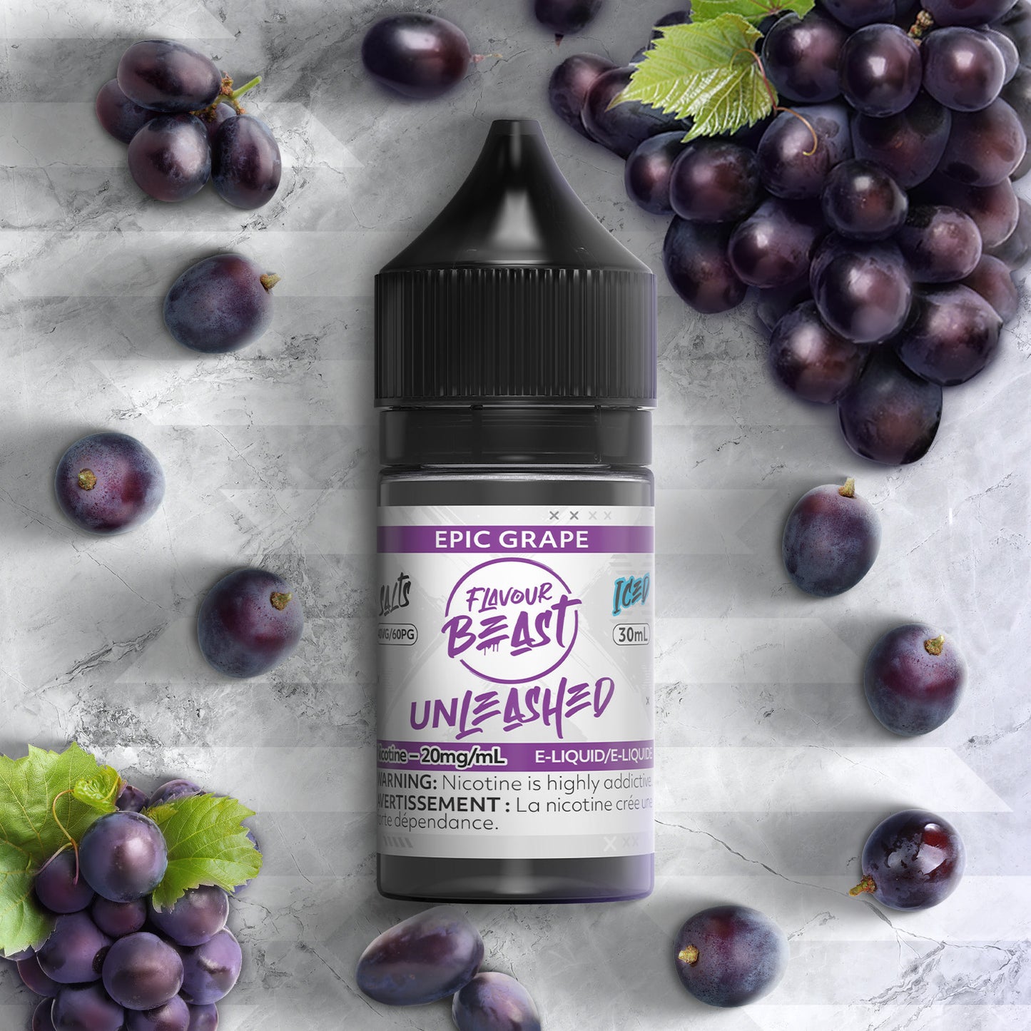 Flavour Beast E-Liquid Unleashed
Epic Grape (Salt 30mL)