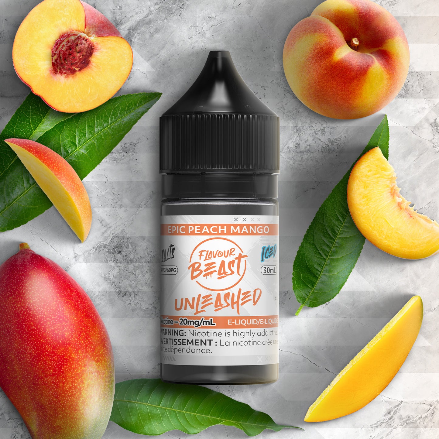 Flavour Beast E-Liquid Unleashed
Epic Peach Mango (Salt 30mL)
