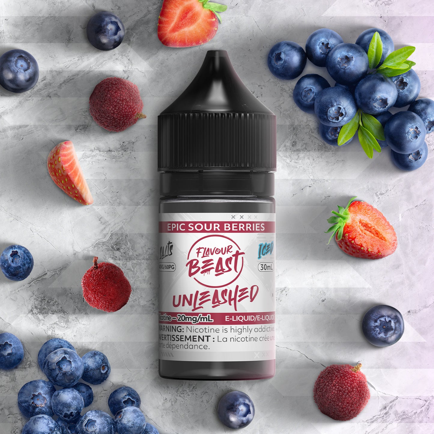 Flavour Beast E-Liquid Unleashed
Epic Sour Berries (Salt 30mL)