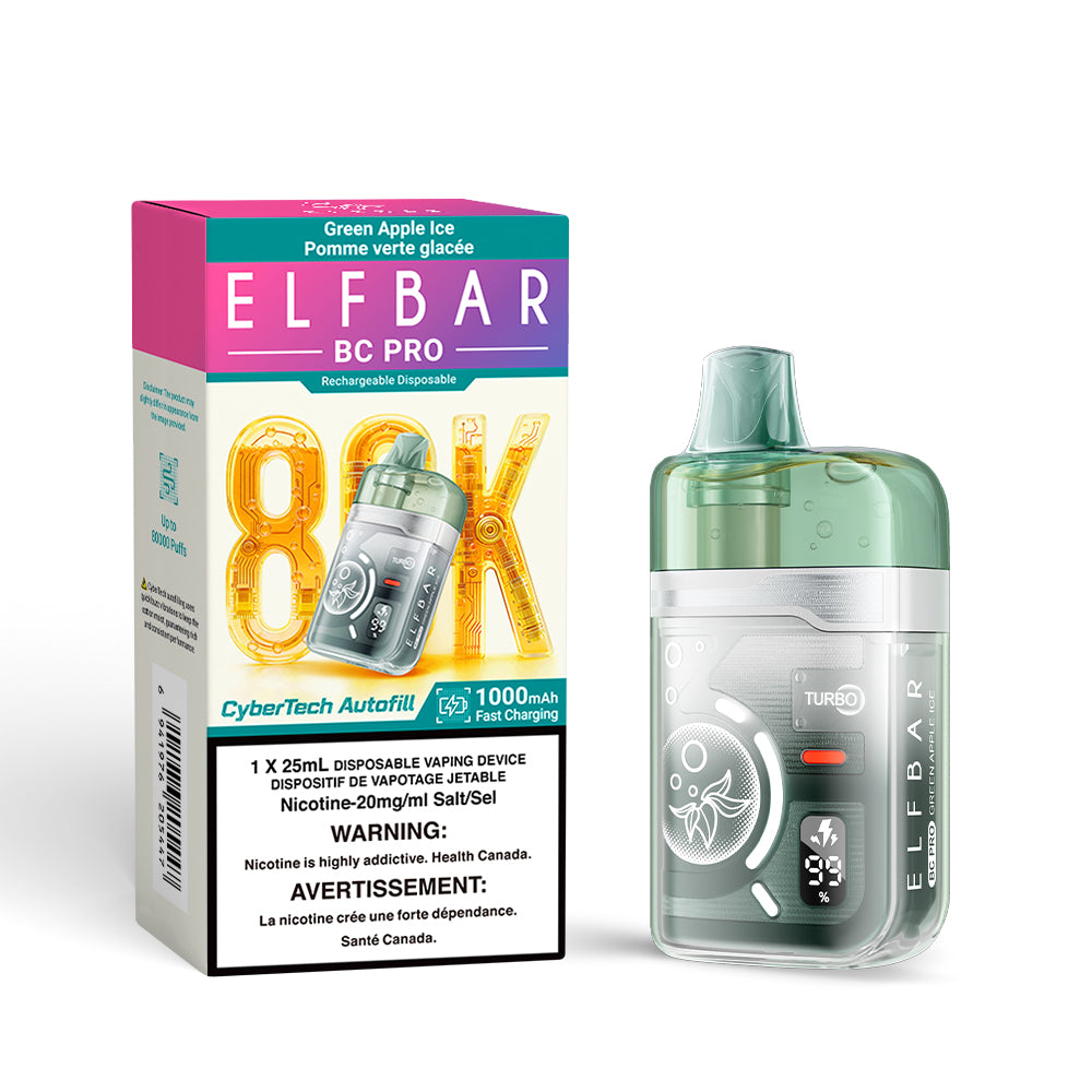 Elf Bar BC Pro 80K - Green Apple Ice