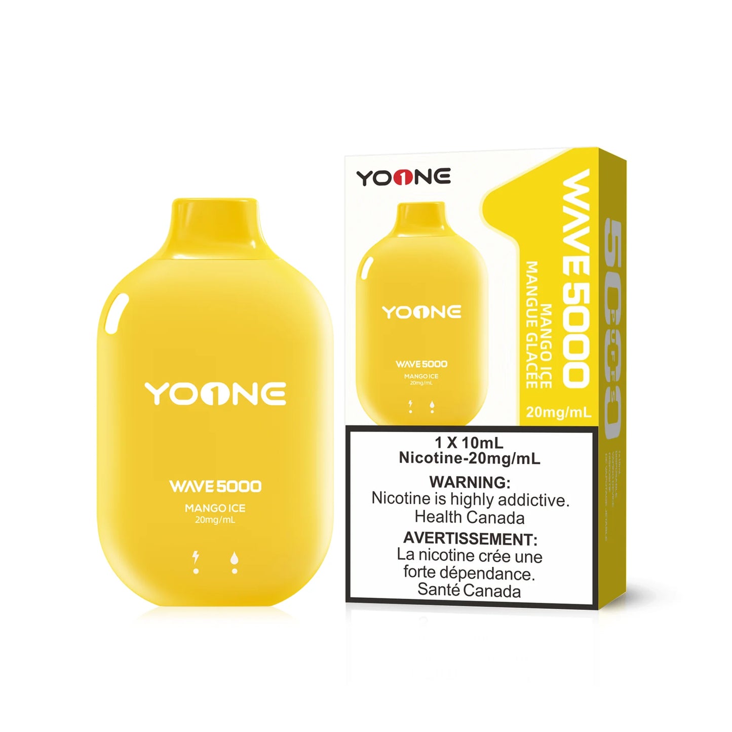 YOONE WAVE 5000 PUFF - MANGO ICE