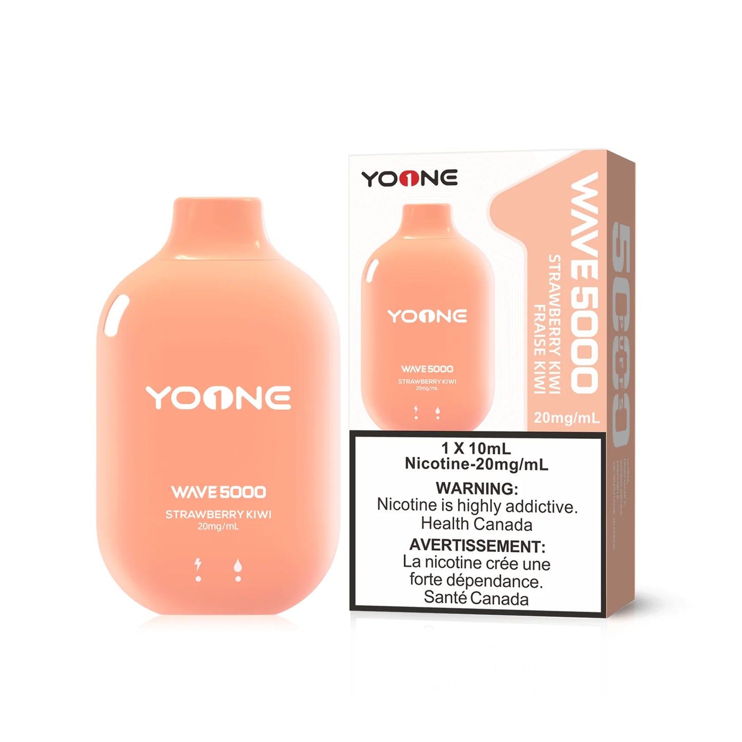 YOONE WAVE 5000 PUFF - STRAWBERRY KIWI