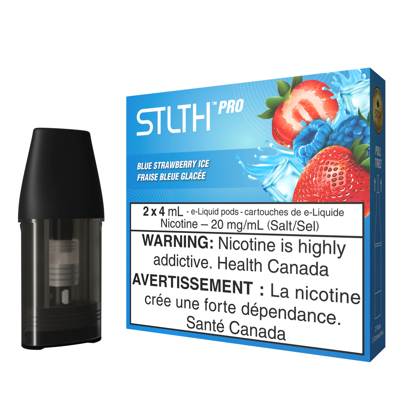 BLUE STRAWBERRY ICE- STLTH PRO POD
