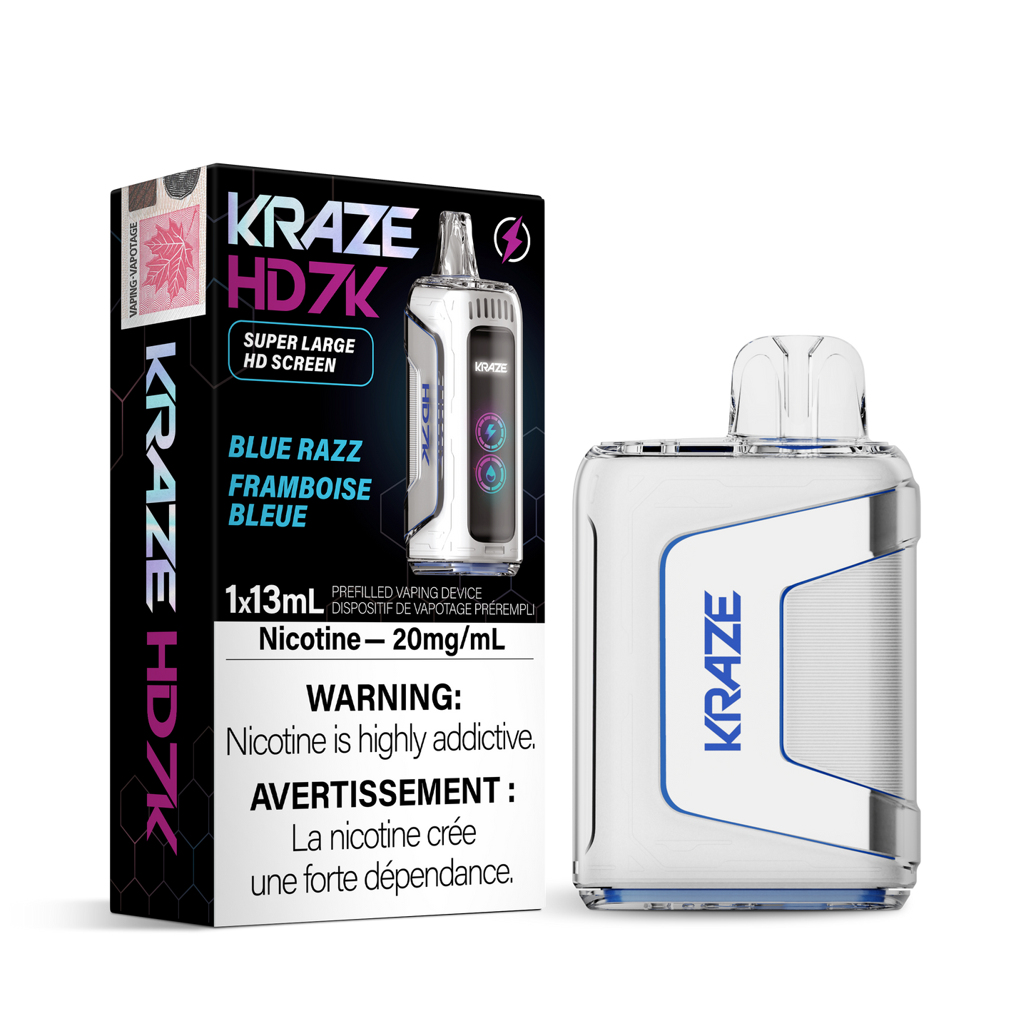 KRAZE HD7K - BlueRazz