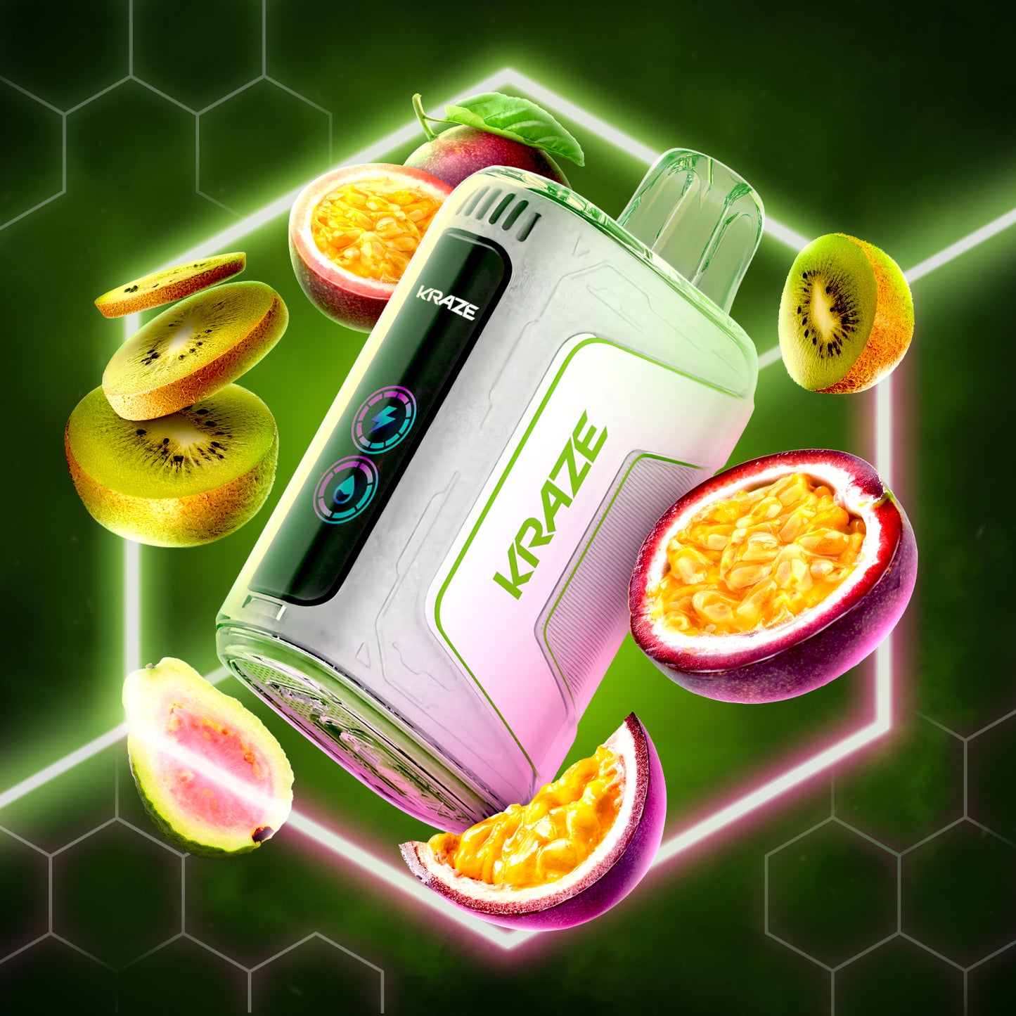 KRAZE HD7K -Kiwi Passionfruit Guava