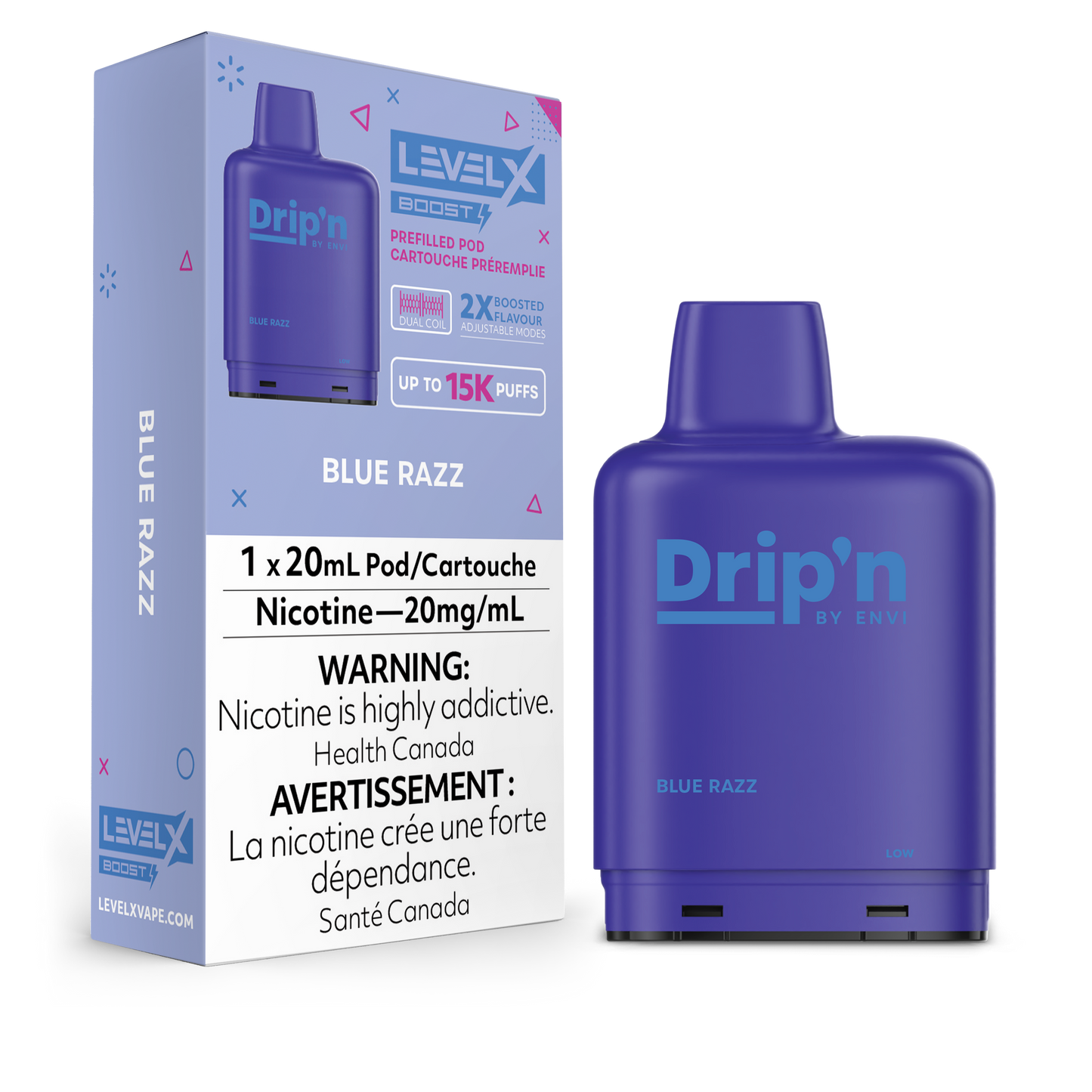 Level X Drip'n Boost Vape Pod - Blue Razz