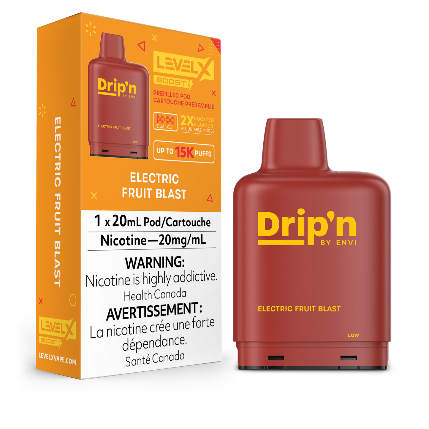 Level X Drip'n Boost Vape Pod - Electric Fruit Blast