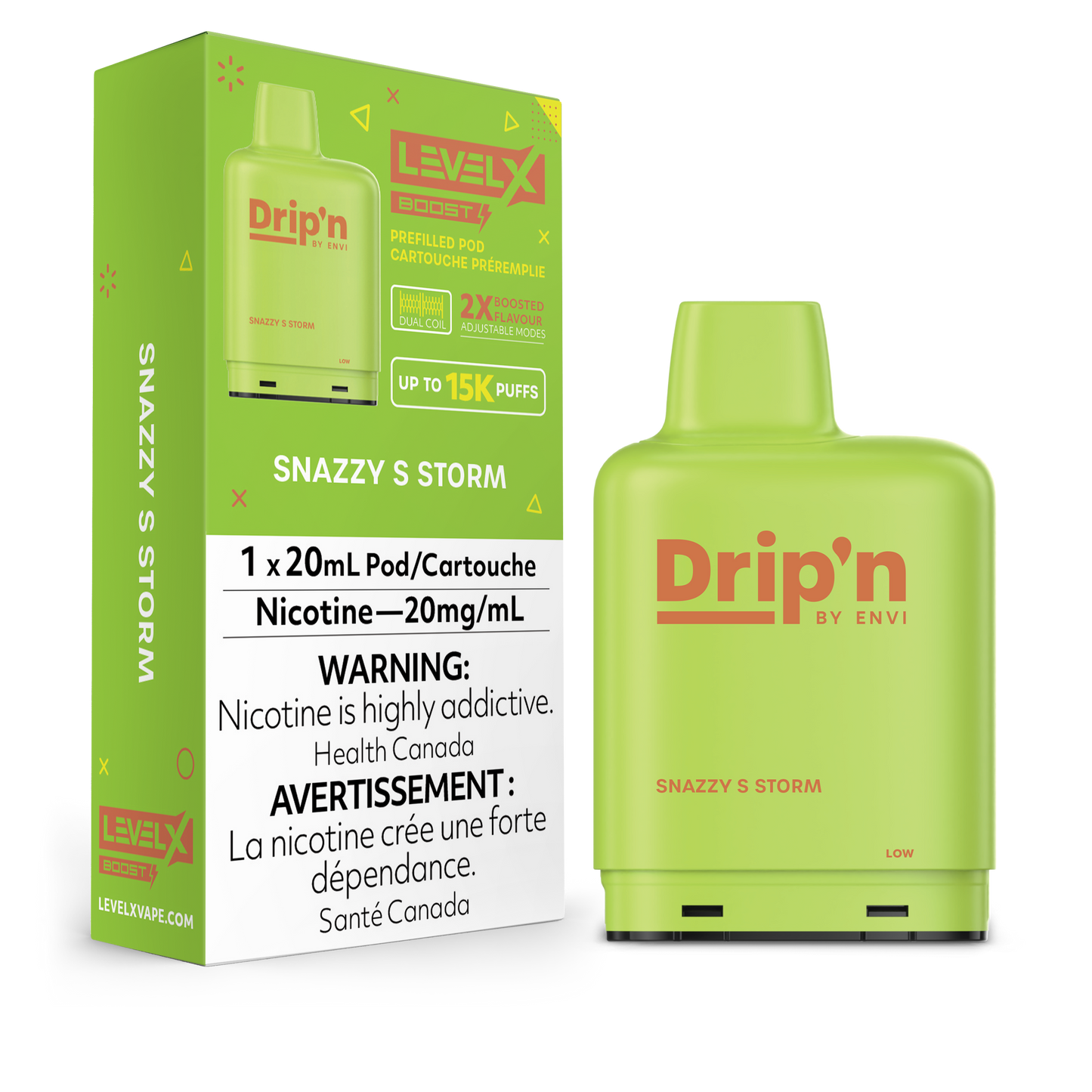 Level X Drip'n Boost Vape Pod - Snazzy Storm