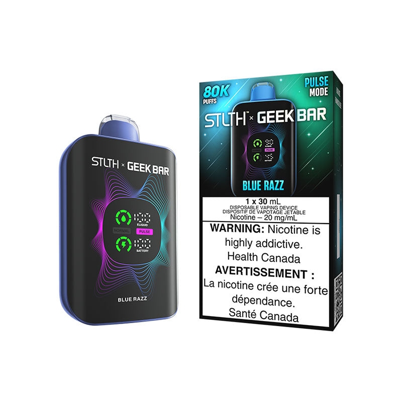 STLTH X GEEK BAR Disposable - Blue Razz Ice 20mg 30mL