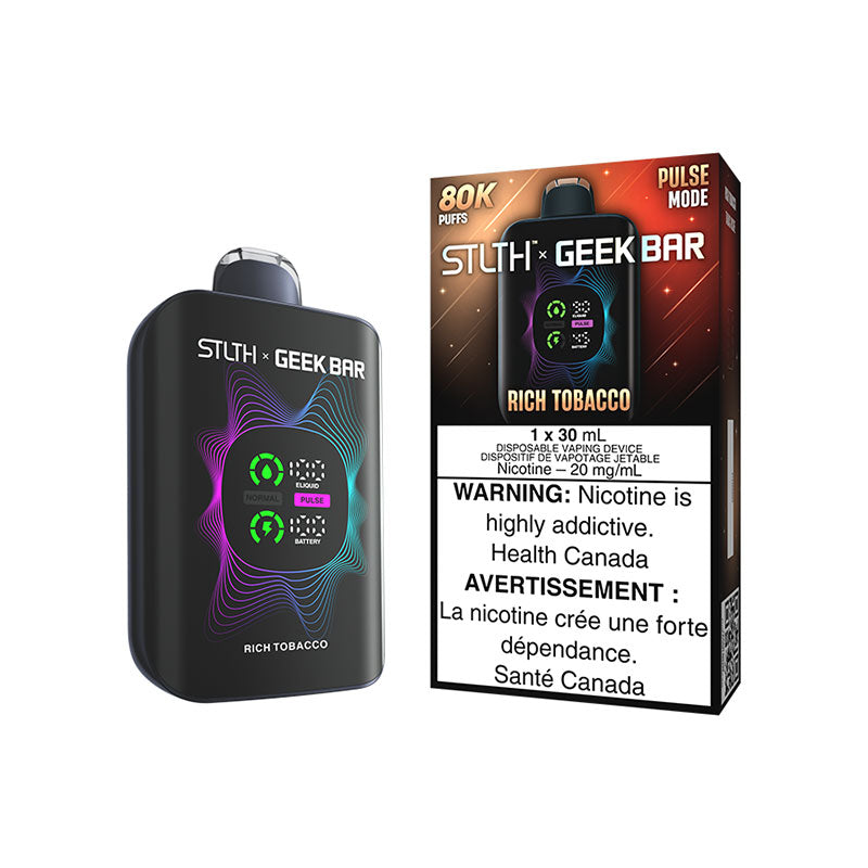 STLTH X GEEK BAR Disposable - Rich Tobacco 20mg 30mL
