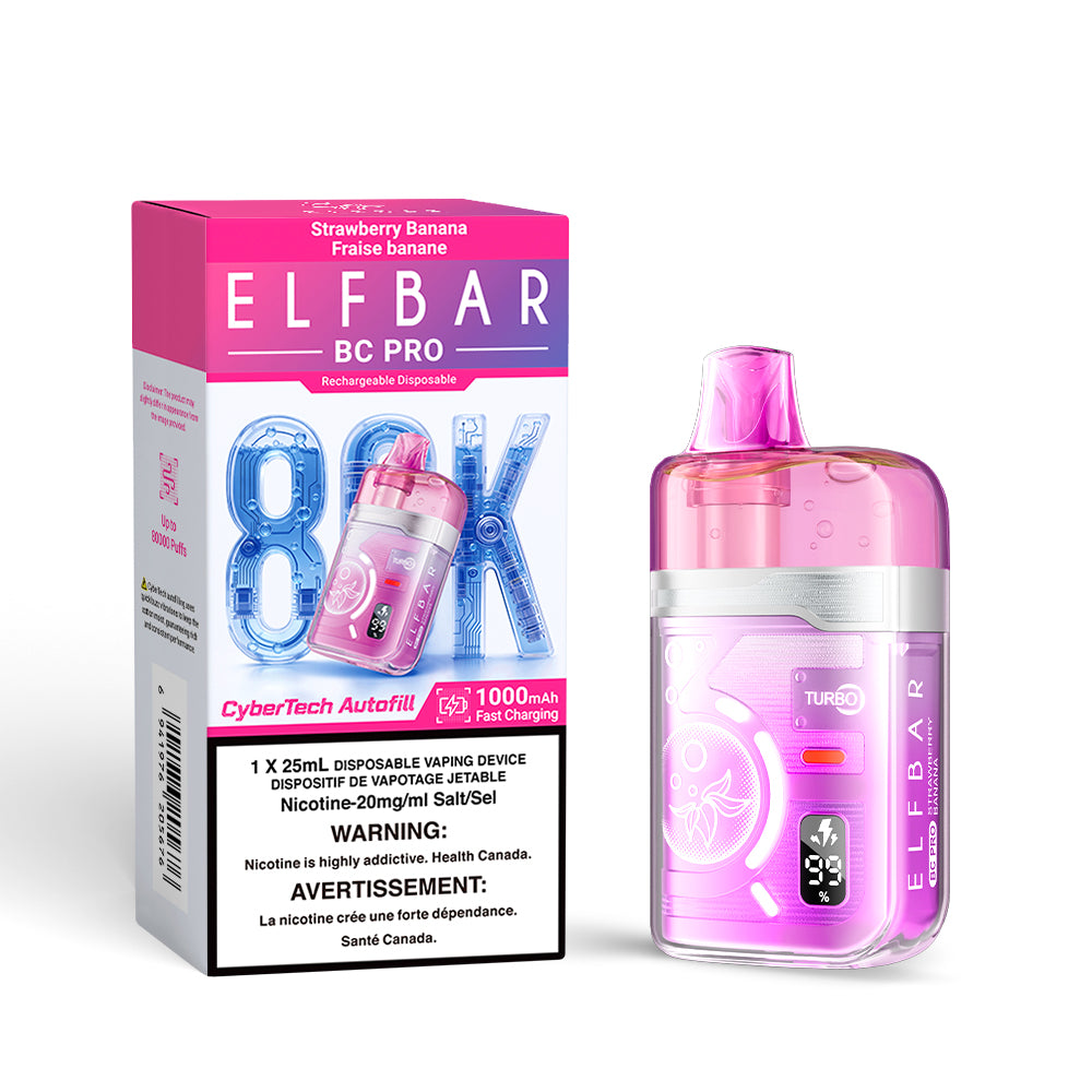 Elf Bar BC Pro 80K - Strawberry Banana