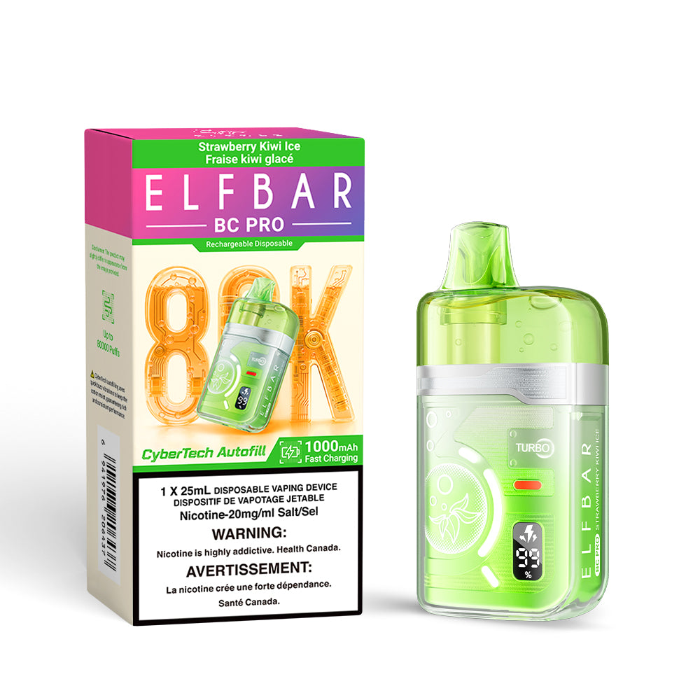 Elf Bar BC Pro 80K - Strawberry Kiwi Ice