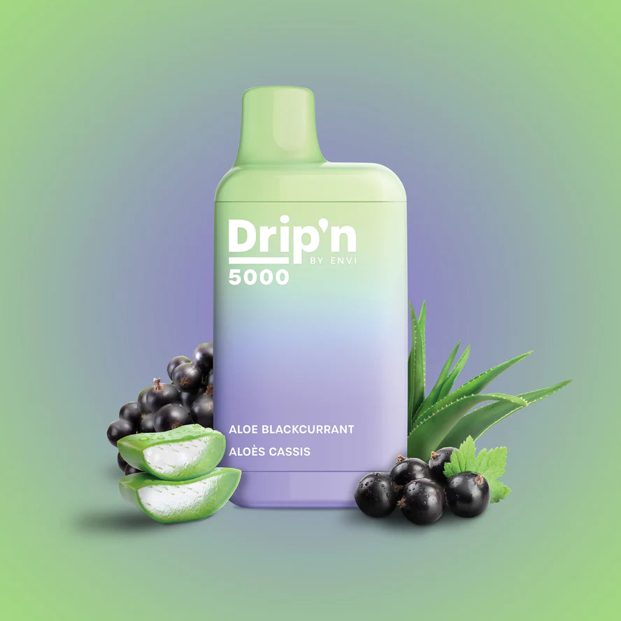 Drip'n By Envi 5000 Aloe Blackcurrant Disposable Vape