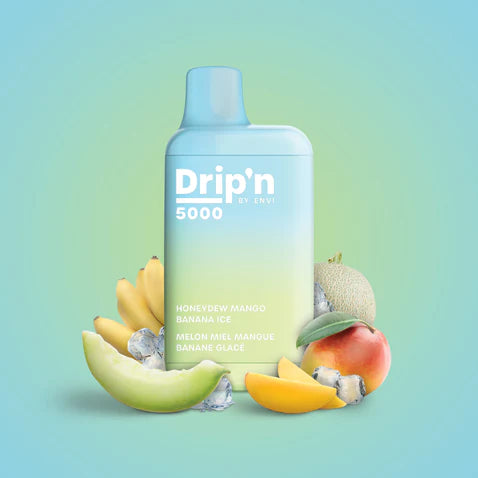 Drip'n By Envi- Honeydew Mango Banana Ice Disposable Vape