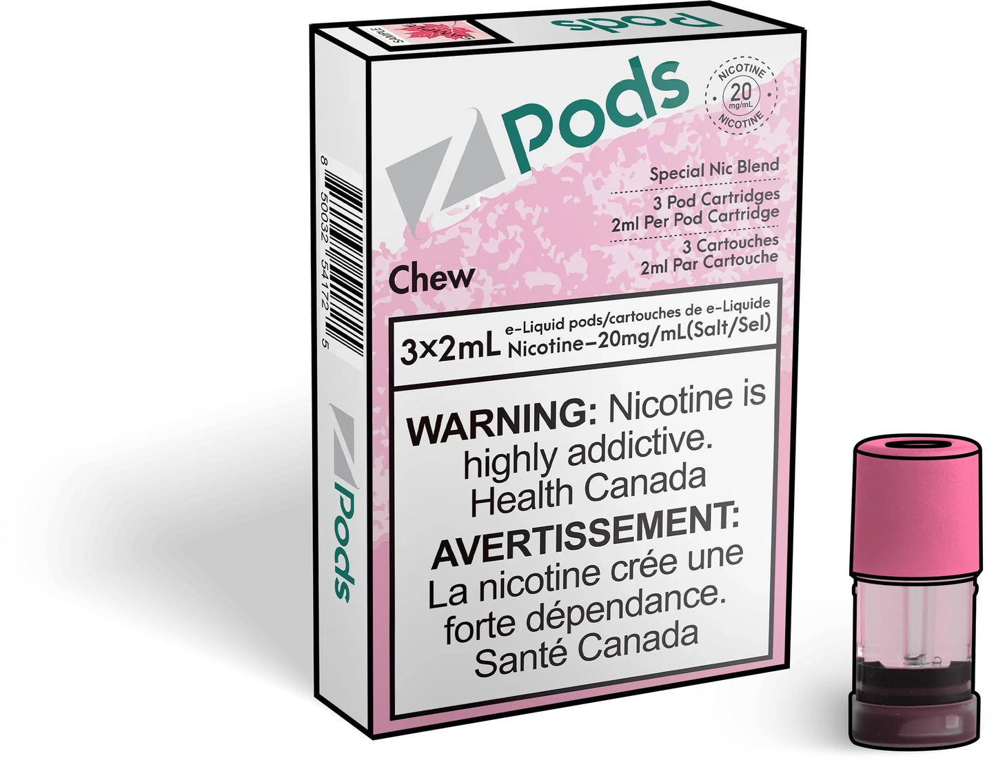 ZPods Chew - PINK GLUBULE