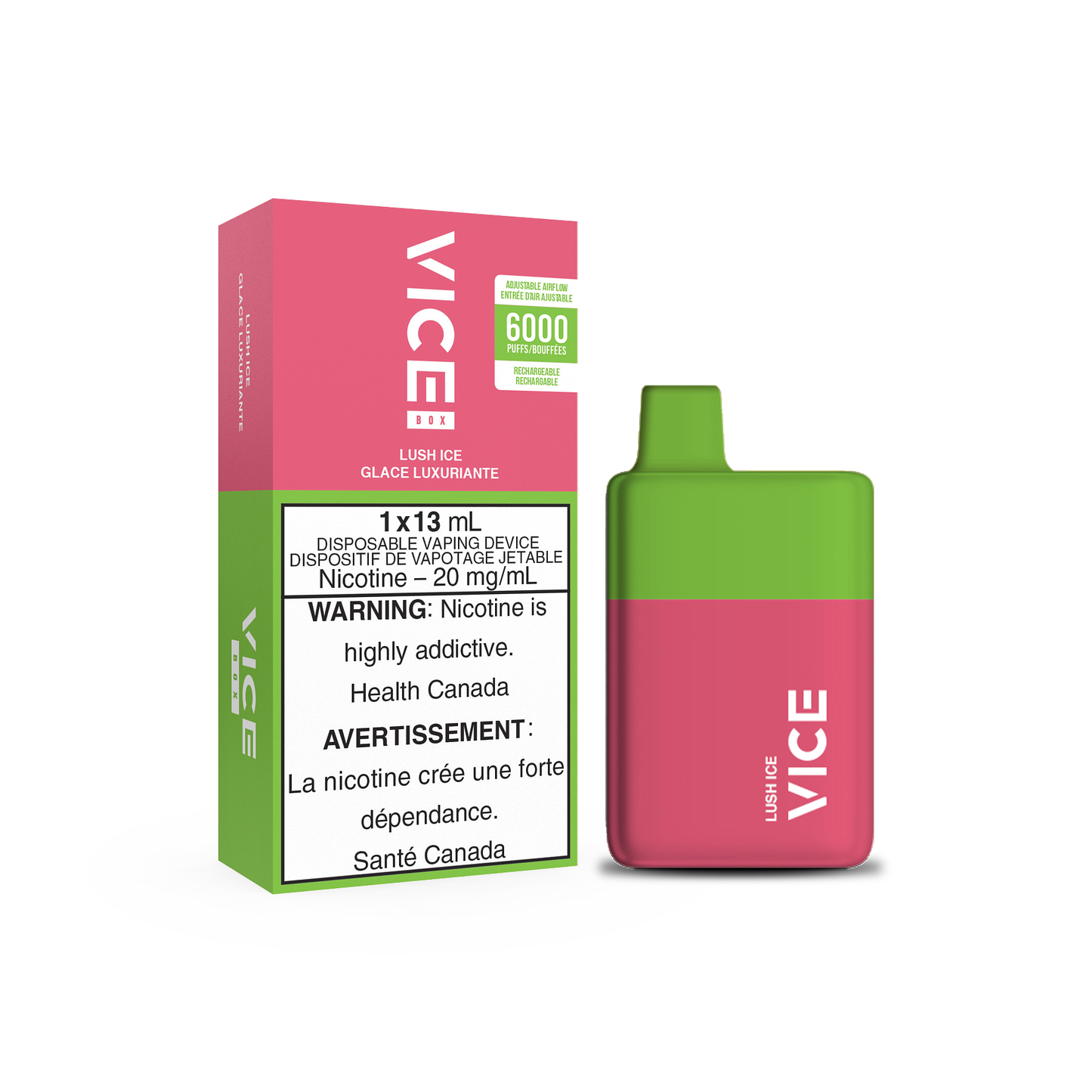 VICE Box Disposable - 6000 Puffs Lush Ice