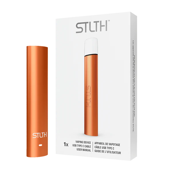 STLTH VAPE TYPE-C DEVICE Orange Metal