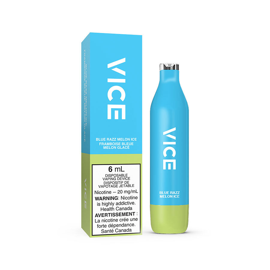 VICE Blue Razz Melon Ice Disposable - 2500 Puffs