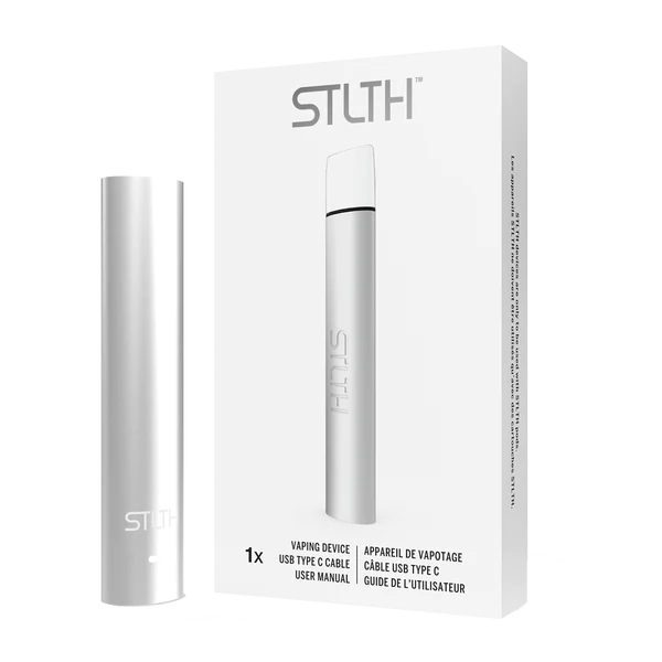 STLTH VAPE TYPE-C DEVICE Silver Metal