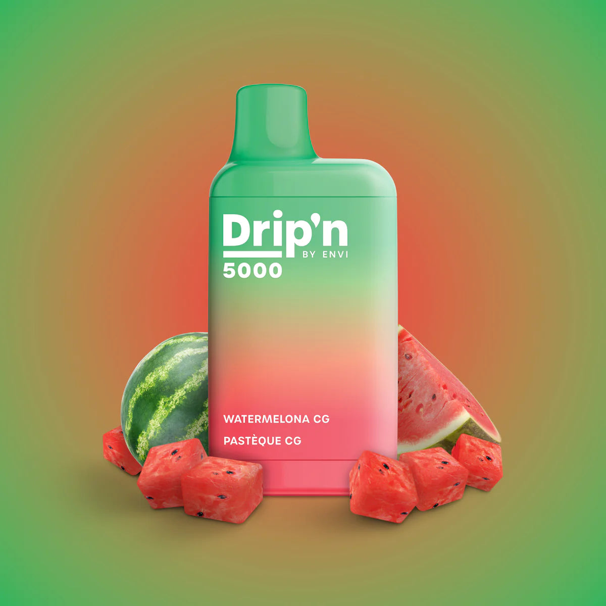 Drip'n By Envi 5000 Watermelon CG Disposable Vape