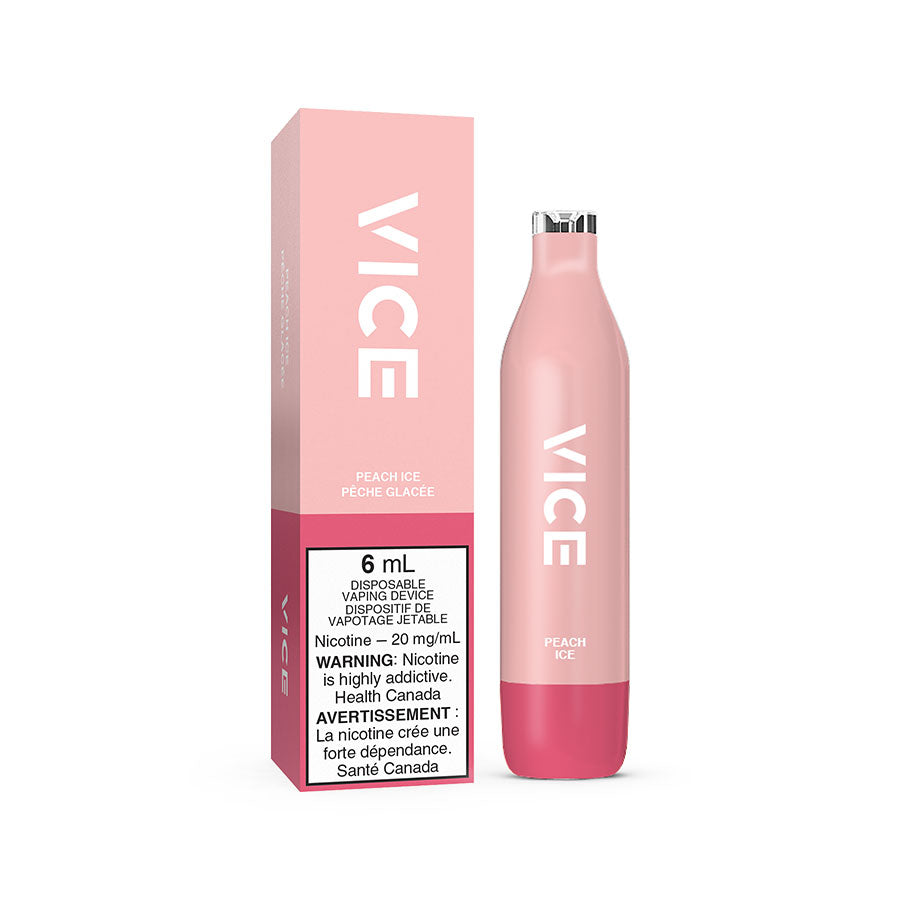 VICE Peach Ice Disposable Vape - 2500 Puffs