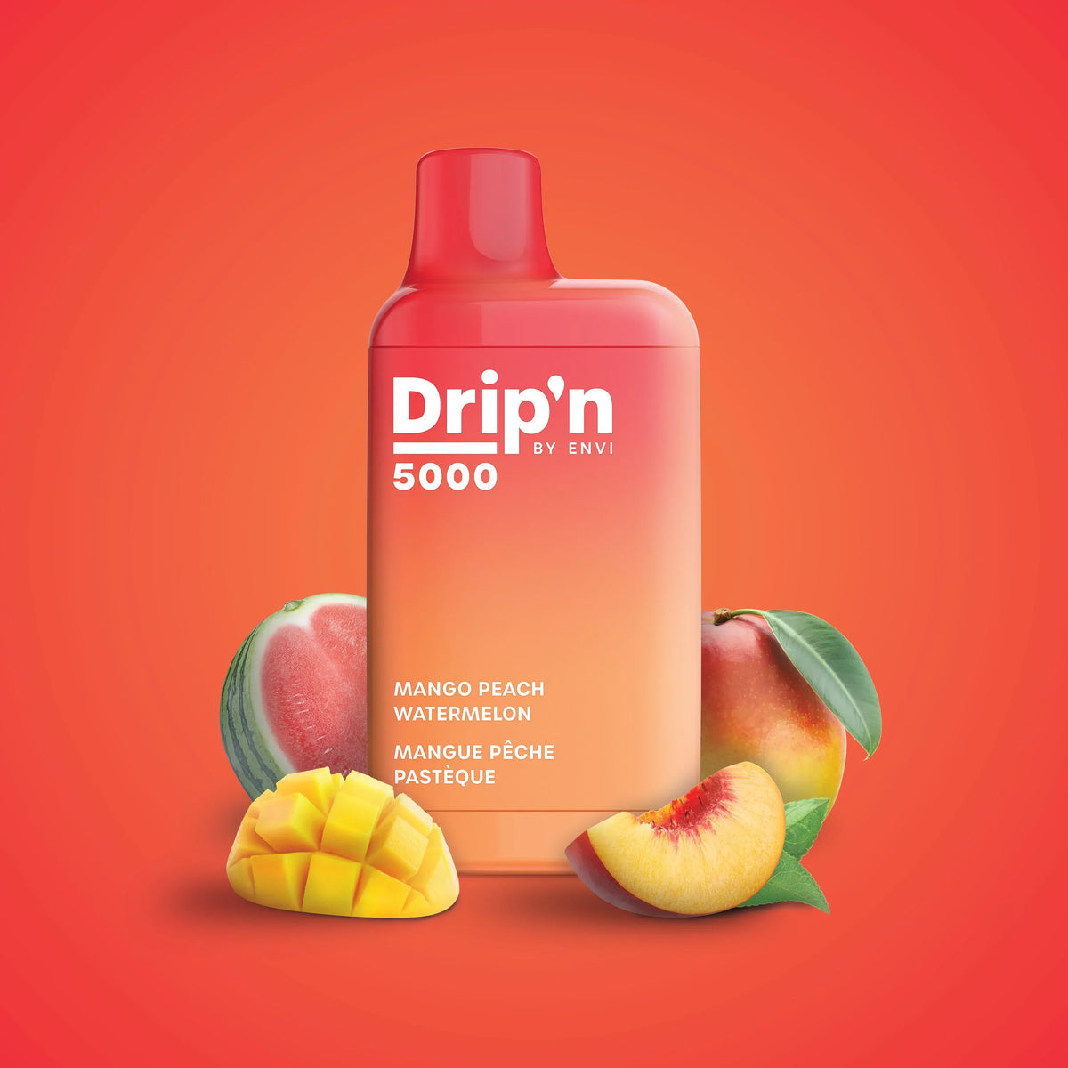 Drip'n By Envi 5000 Mango Peach Watermelon Disposable Vape