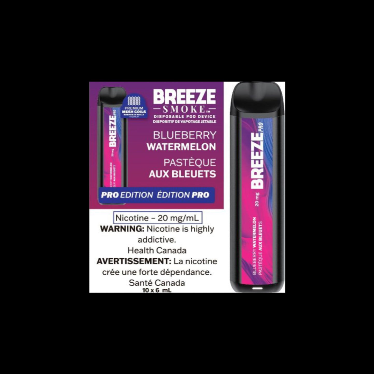 Breeze Pro - Blueberry Watermelon (6mL)