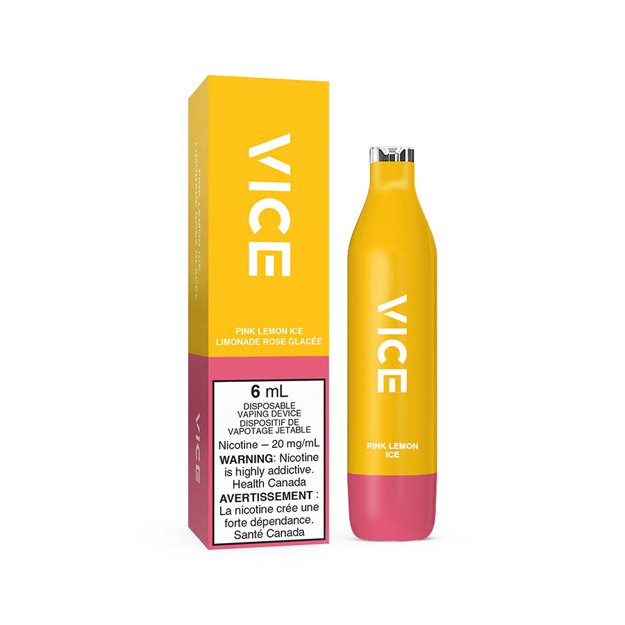 VICE Pink Lemon Ice Disposable - 2500 Puffs