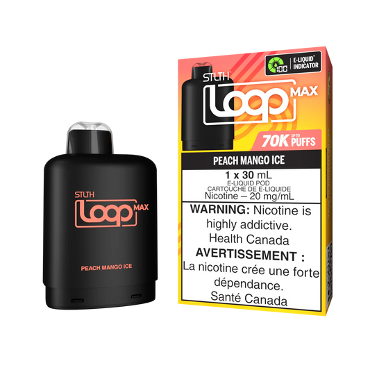 STLTH LOOP MAX POD PACK -  PEACH MANGO ICE