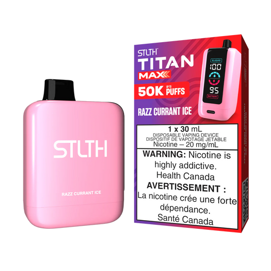 STLTH Titan Max 50k RAZZ CURRANT (30mL)