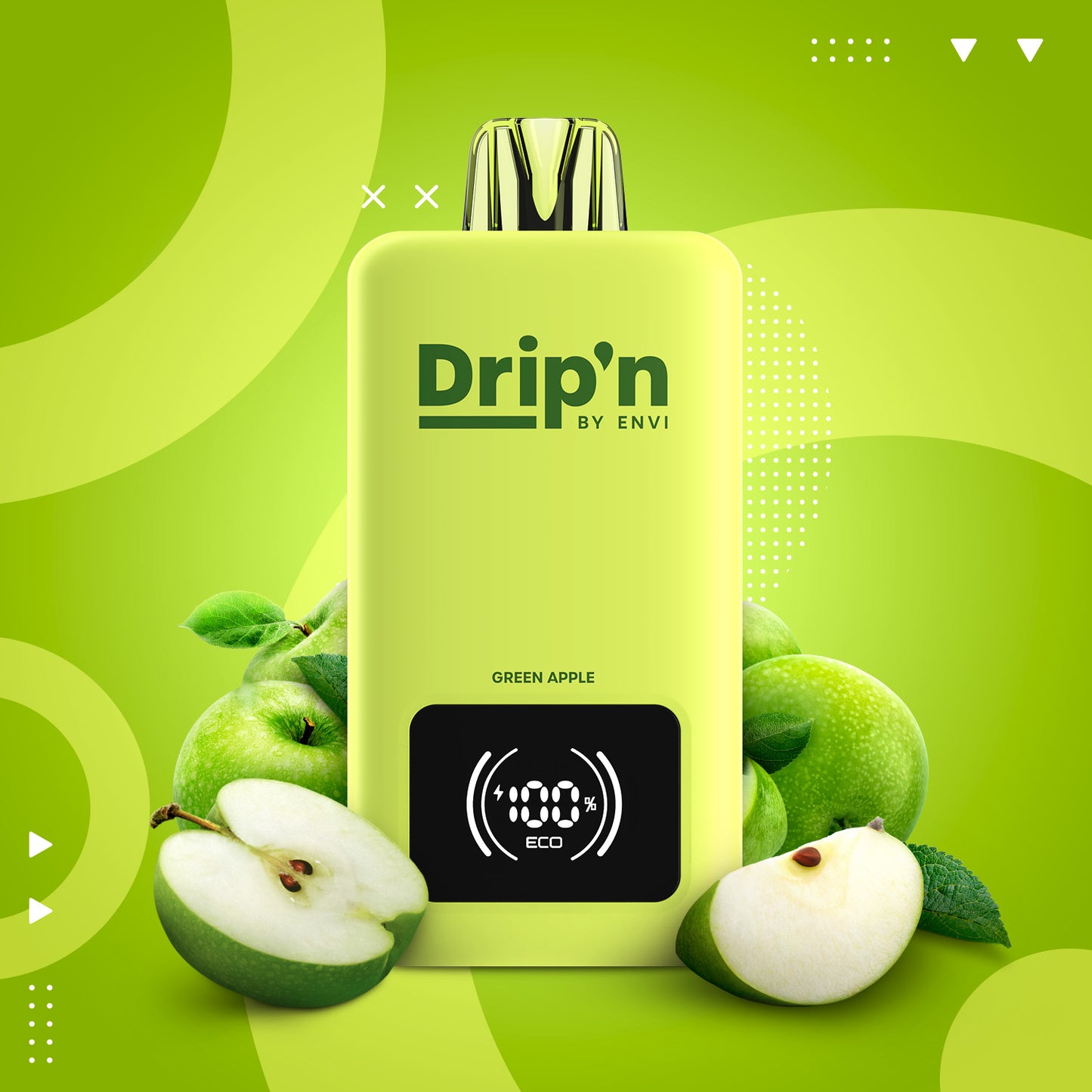 GREEN APPLE -  DRIP'N 26ML 70k