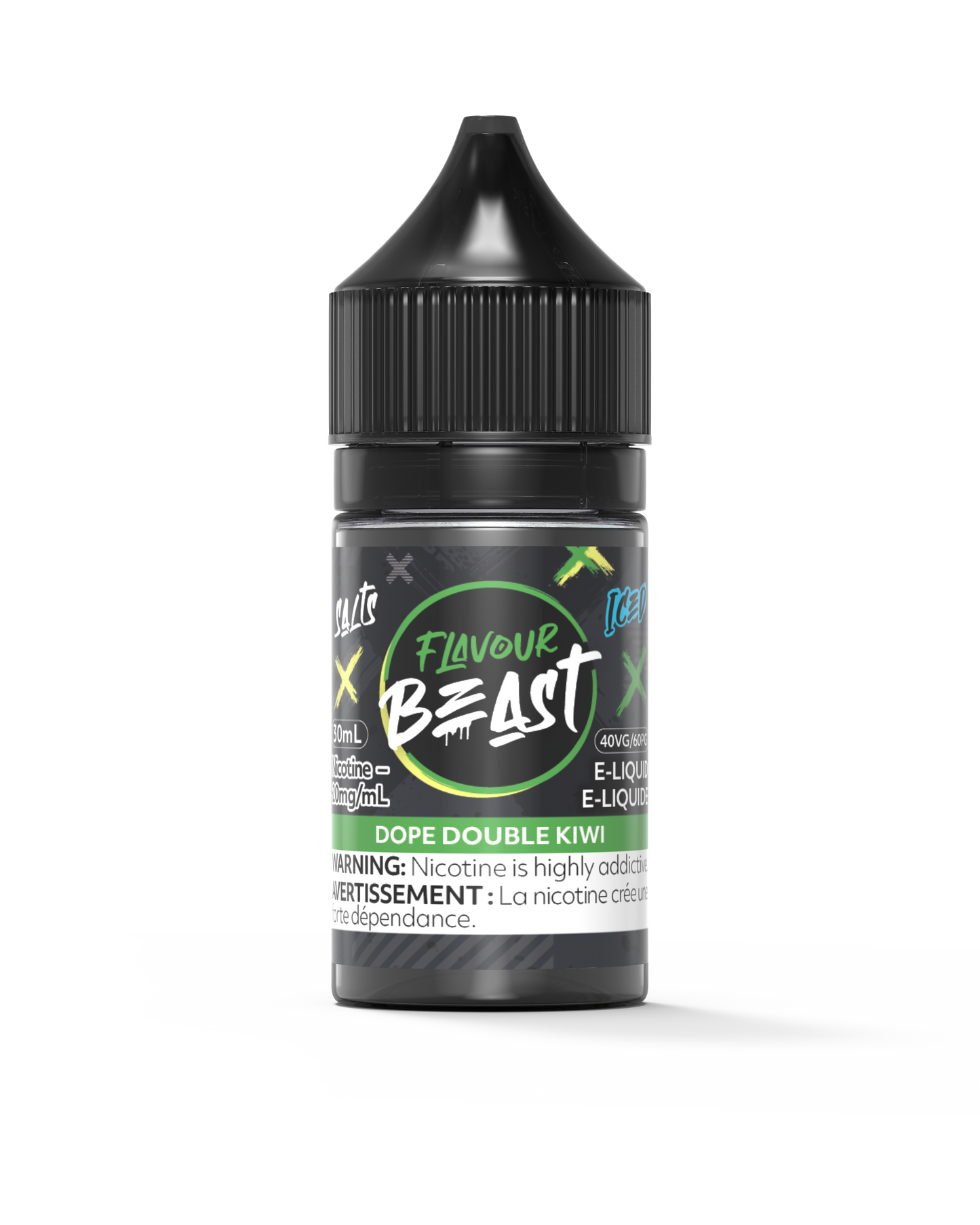 FLAVOUR BEAST SALTS- DOPE DOUBLE KIWI
