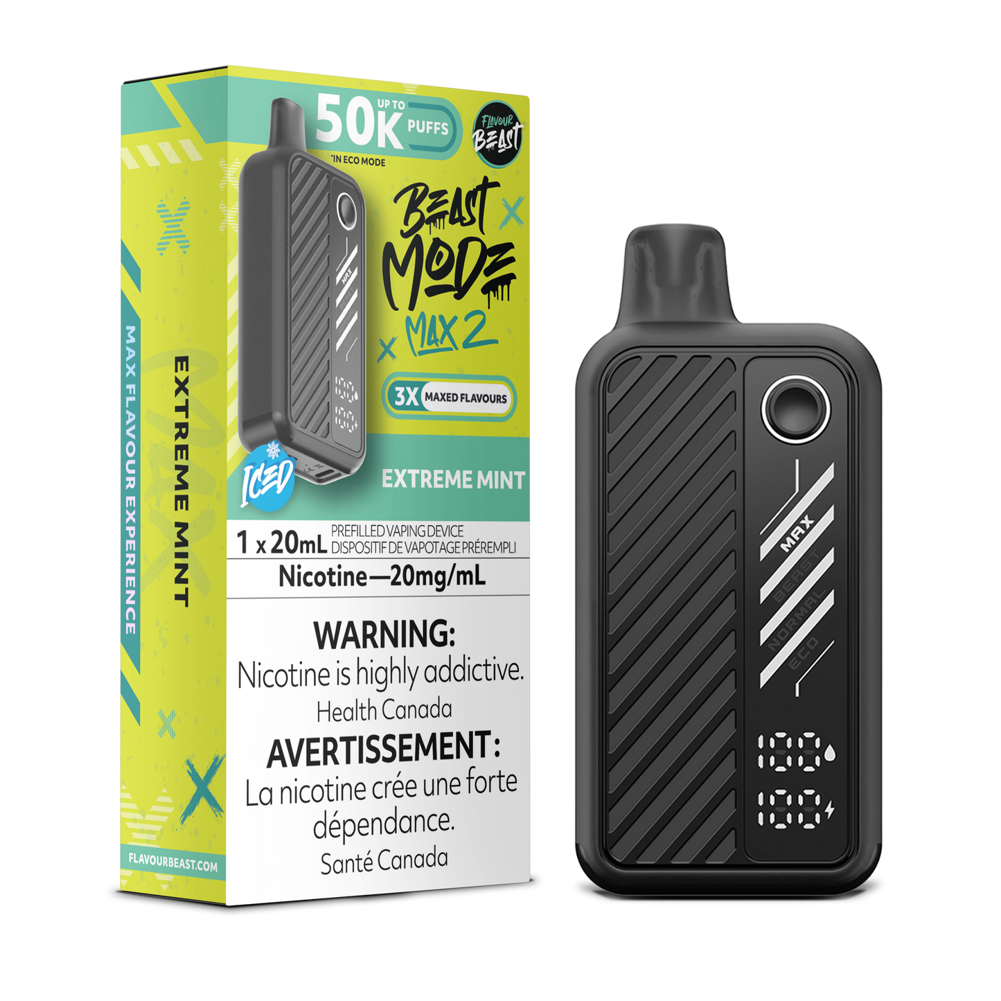 EXTREME MINT- FLAVOUR BEAST BEAST MODE MAX 2